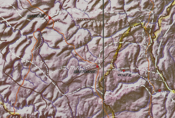 Battle Archives Map Ardennes Counteroffensive (Battle of the Bulge) #2