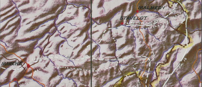 Battle Archives Map Ardennes Counteroffensive (Battle of the Bulge) #2