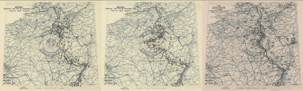 Battle Archives Map Ardennes Counteroffensive (Battle of the Bulge)