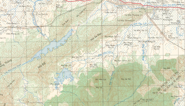 Battle Archives Map Arizona Territory, Vietnam