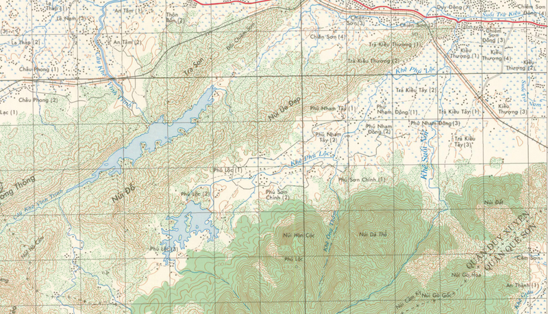Battle Archives Map Arizona Territory, Vietnam