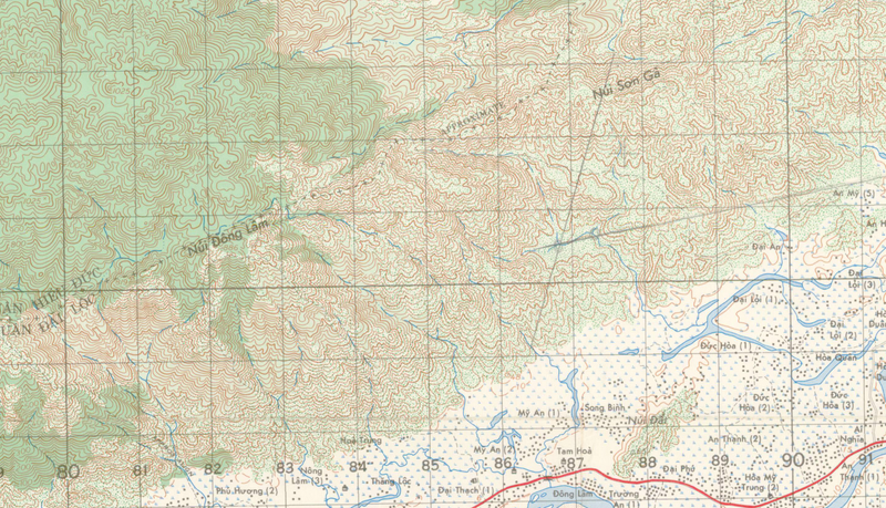 Battle Archives Map Arizona Territory, Vietnam