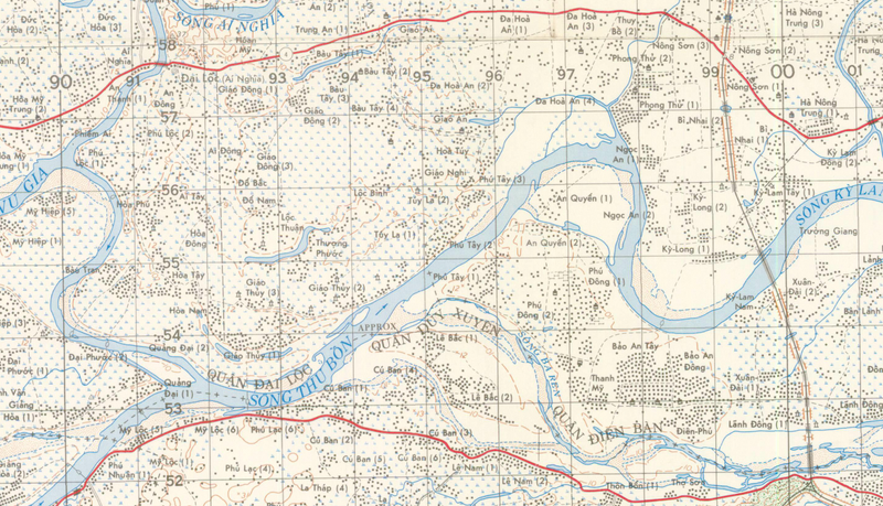 Battle Archives Map Arizona Territory, Vietnam