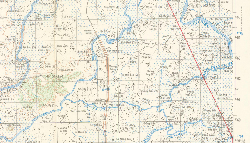 Battle Archives Map Arizona Territory, Vietnam