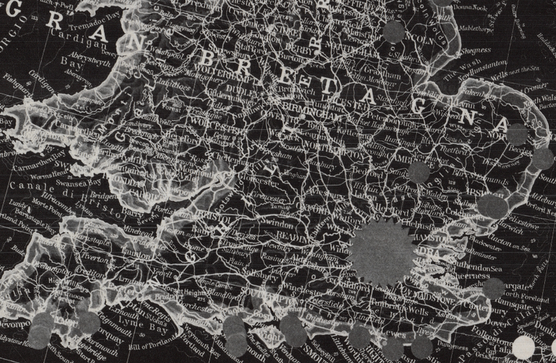 Battle Archives Map Army Air Corps #6-Western and Southern Europe Attacks