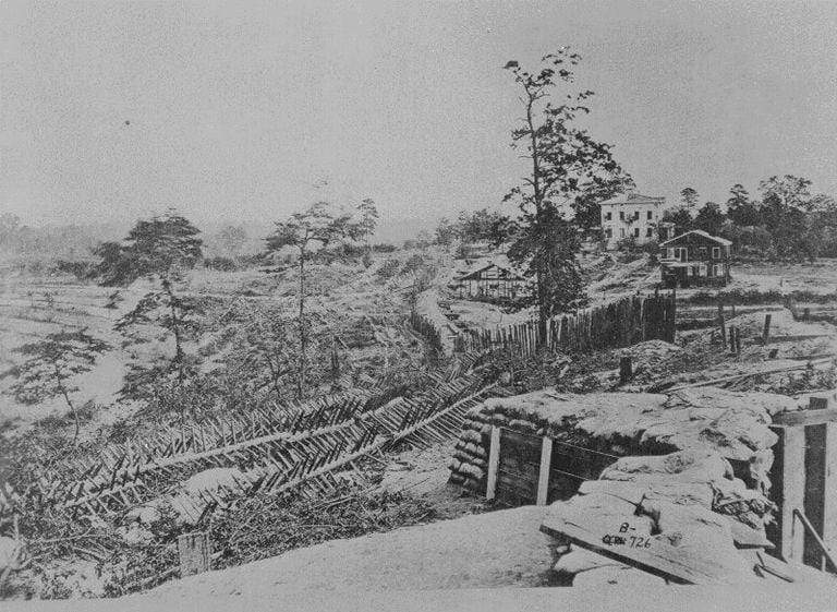 Battle Archives Map Atlanta, Georgia #1