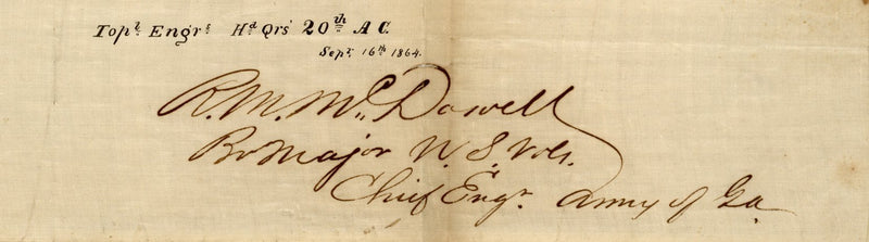 Battle Archives Map Atlanta, Georgia #1