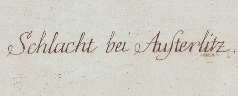 Battle Archives Map Austerlitz Hand Drawn Battle Map