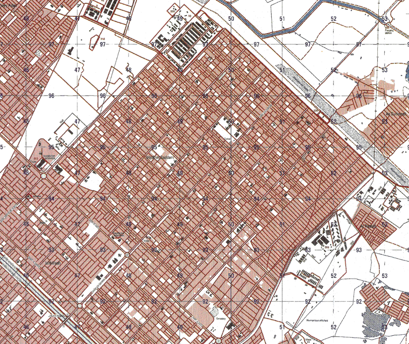 Battle Archives Map Baghdad, Iraq #1