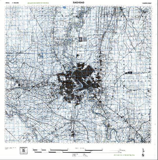 Battle Archives Map Baghdad, Iraq