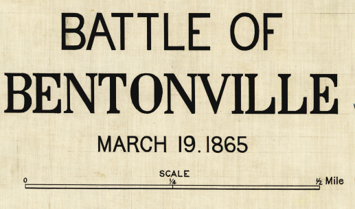 Battle Archives Map Bentonville, North Carolina