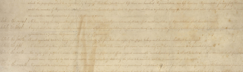 Battle Archives Map Bill of Rights