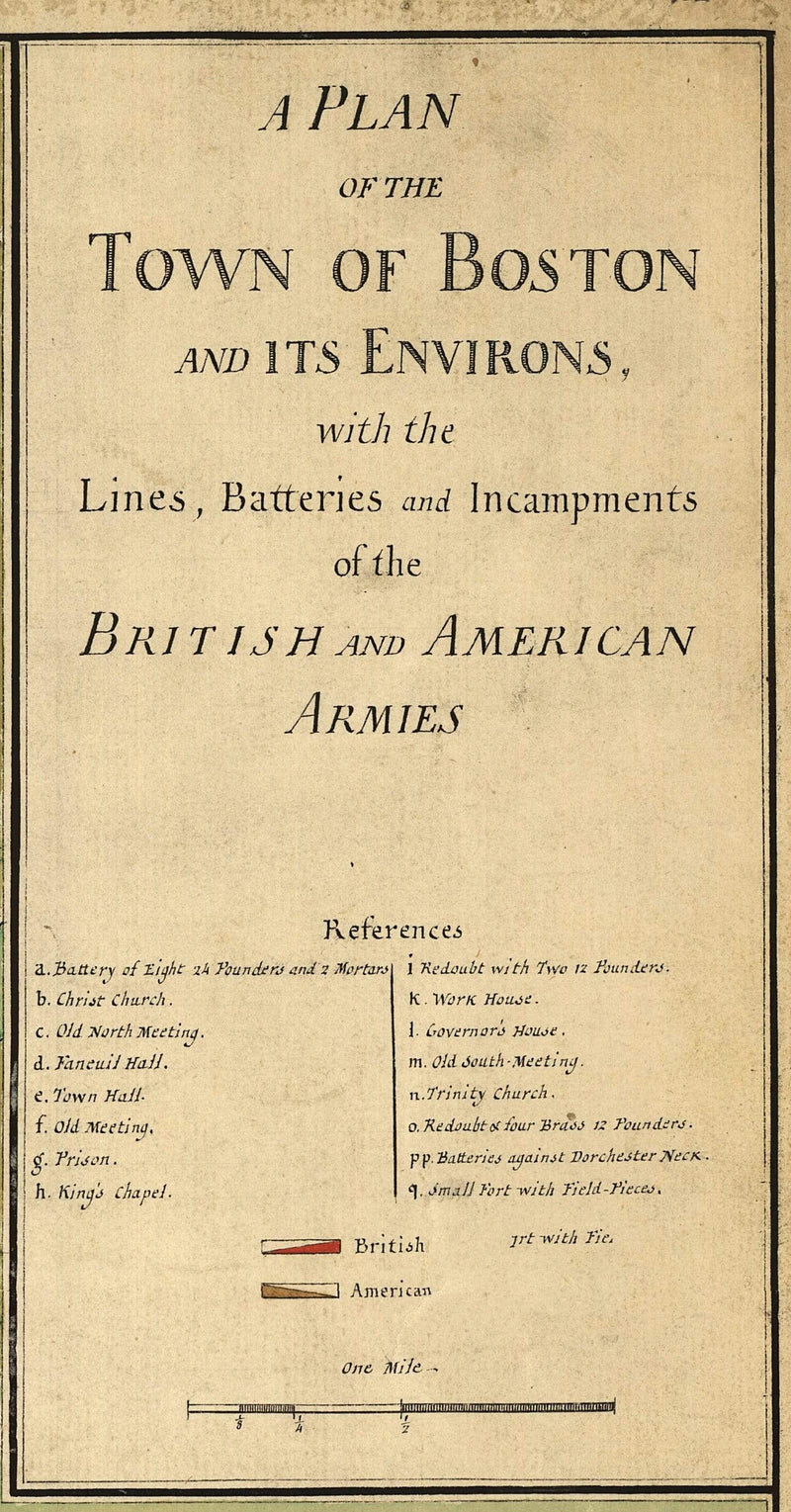 Battle Archives Map Boston #2