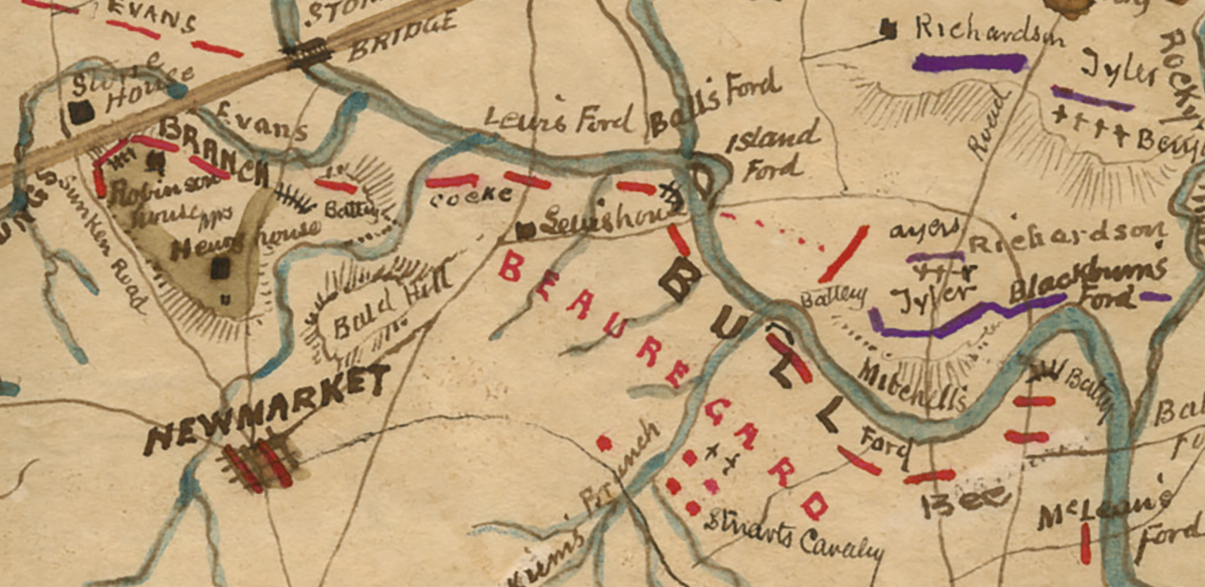 Battle Archives Map Bull Run (Manassas) I #3