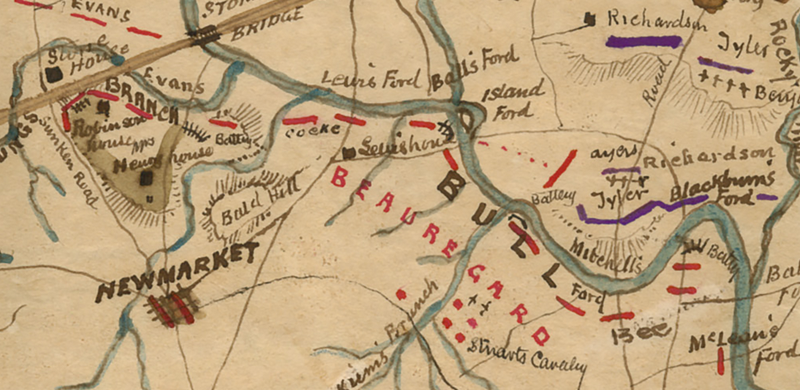 Battle Archives Map Bull Run (Manassas) I #3