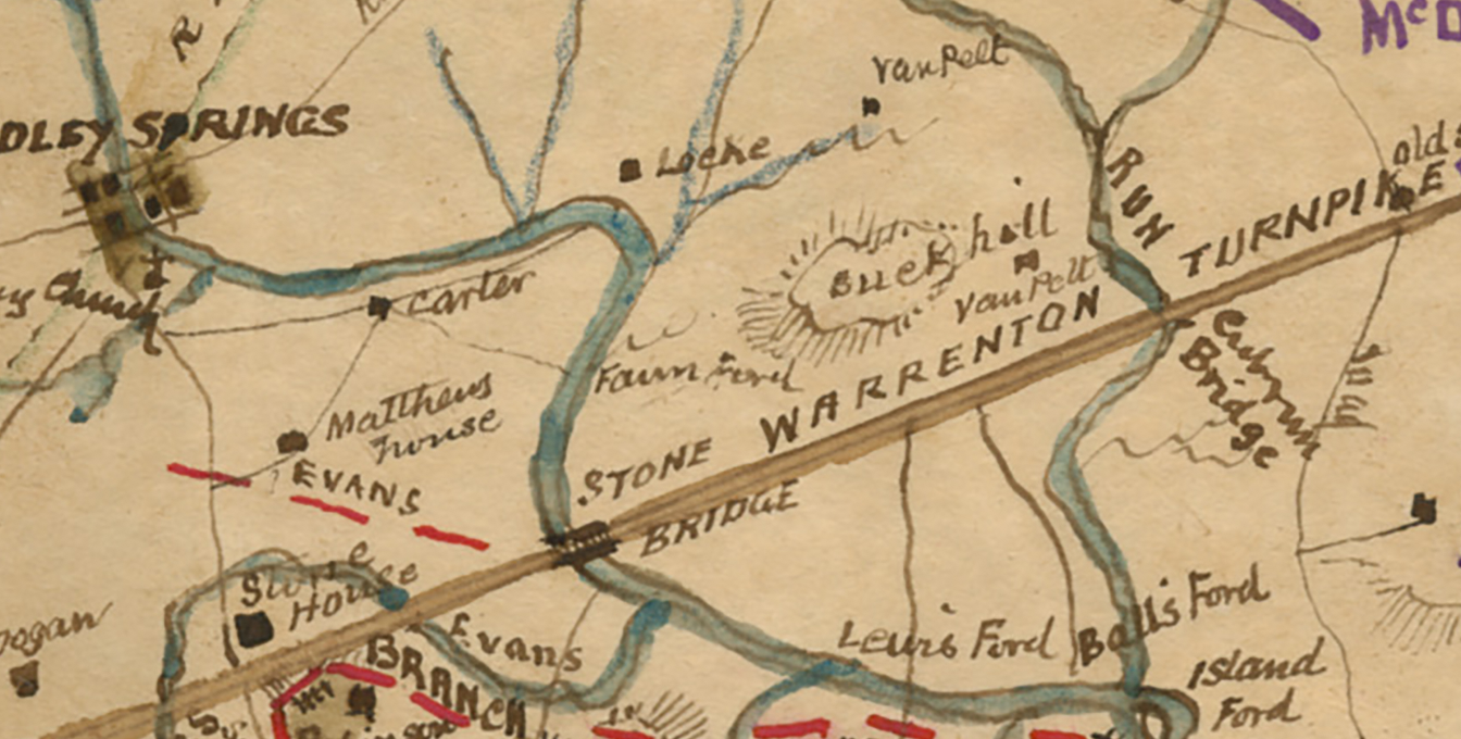 Battle Archives Map Bull Run (Manassas) I #3