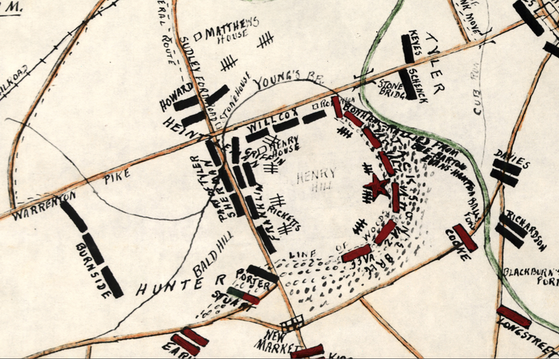 Battle Archives Map Bull Run (Manassas) I #4