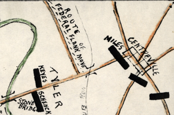 Battle Archives Map Bull Run (Manassas) I #4