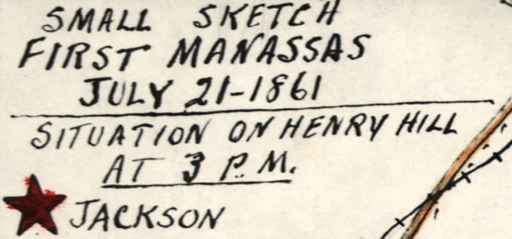 Battle Archives Map Bull Run (Manassas) I #4