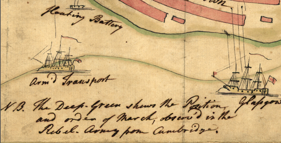 Battle Archives Map Bunker Hill, Massachusetts #1