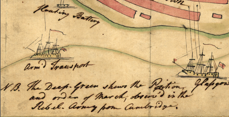 Battle Archives Map Bunker Hill, Massachusetts #1