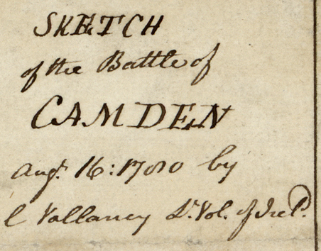 Battle Archives Map Camden, South Carolina