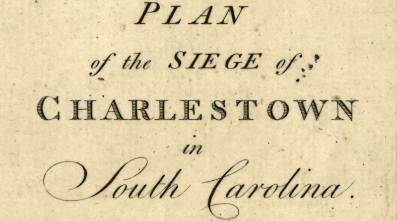 Battle Archives Map Charles Town, South Carolina #1