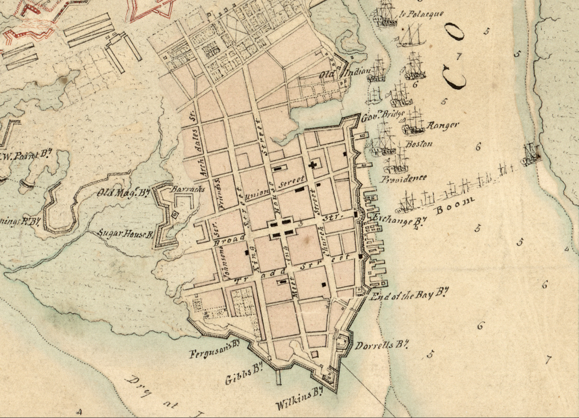 Battle Archives Map Charles Town, South Carolina #2