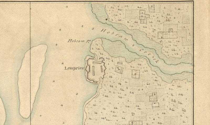 Battle Archives Map Charles Town, South Carolina #2