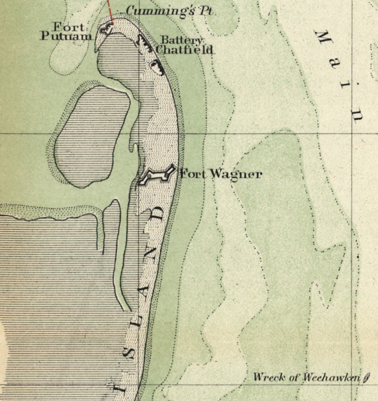 Battle Archives Map Charleston, South Carolina #1