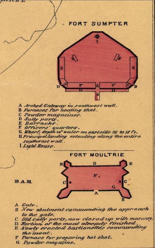 Battle Archives Map Charleston, South Carolina #3