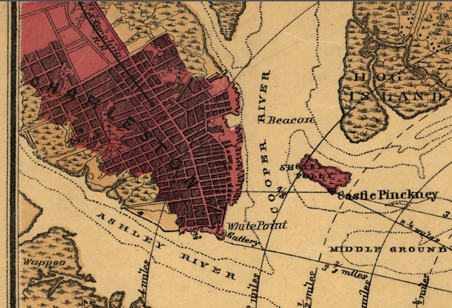 Battle Archives Map Charleston, South Carolina #3