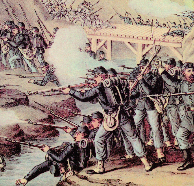 Battle Archives Map Chattanooga, Tennessee #1 (Missionary Ridge)