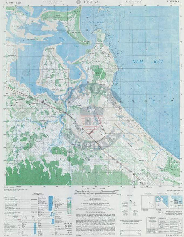 Battle Archives Map Chu Lai
