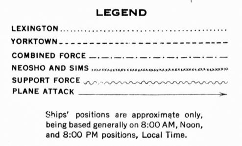 Battle Archives Map Coral Sea