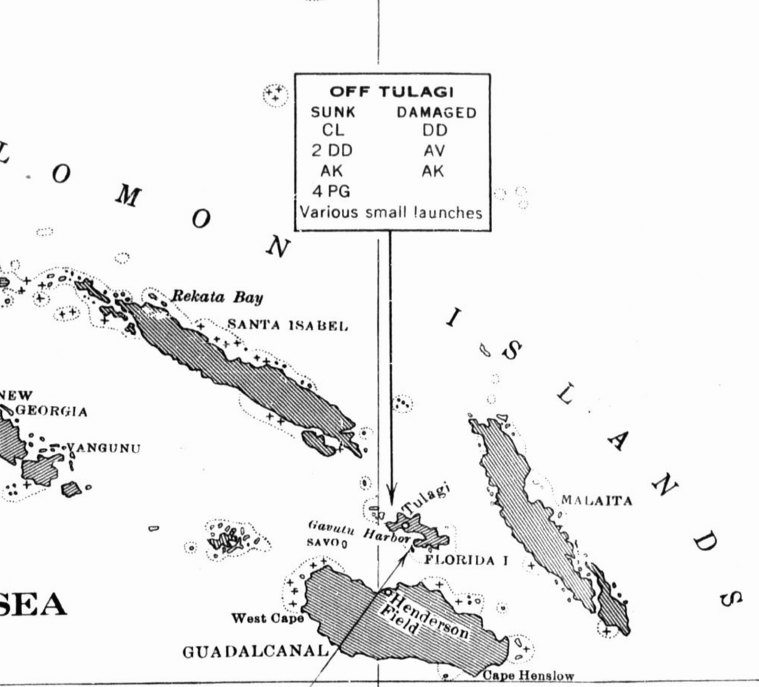 Battle Archives Map Coral Sea