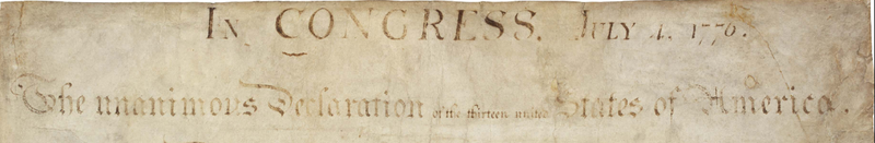 Battle Archives Map Declaration of Independence