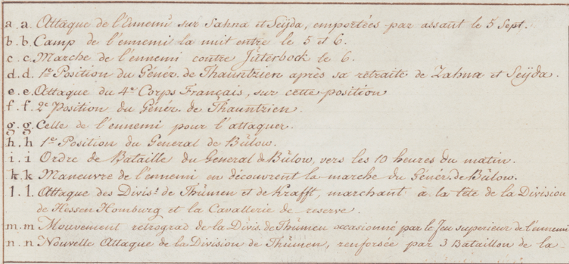 Dennewitz 1813 French Battle Map