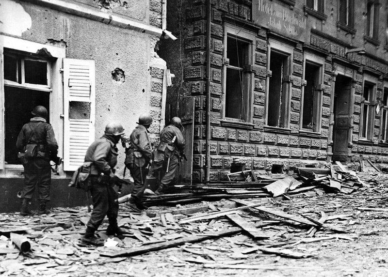 Battle Archives Map European Campaign, 80th Infantry Division