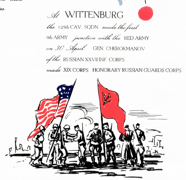 Battle Archives Map European Campaign, XIX Corps