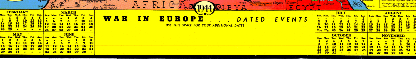 Battle Archives Map European Theater of Operations 1939-1944