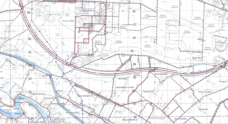 Battle Archives Map Fallujah, Iraq
