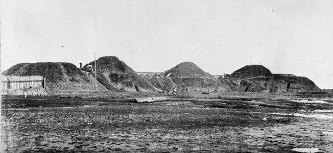 Battle Archives Map Fort Fisher, North Carolina #1
