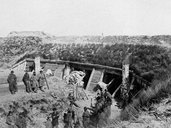 Battle Archives Map Fort Fisher, North Carolina #2