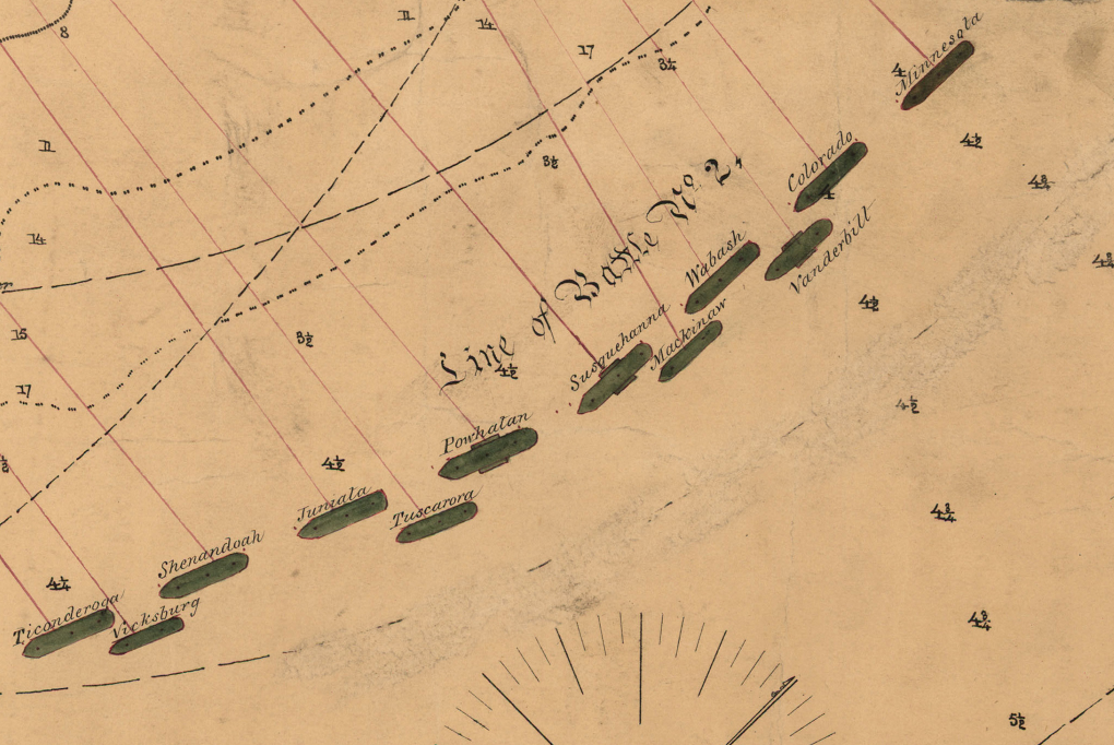 Battle Archives Map Fort Fisher, North Carolina #2