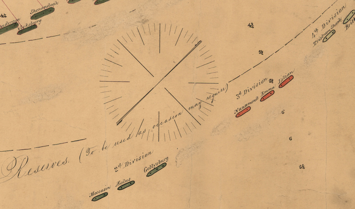 Battle Archives Map Fort Fisher, North Carolina #2