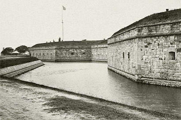 Battle Archives Map Fortress Monroe, Virginia #1