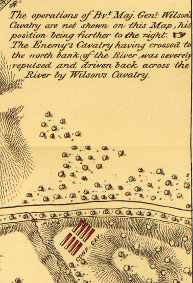 Battle Archives Map Franklin, Tennessee #1