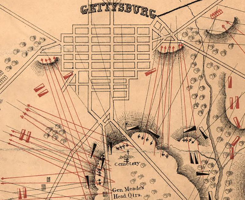 Battle Archives Map Gettysburg #4