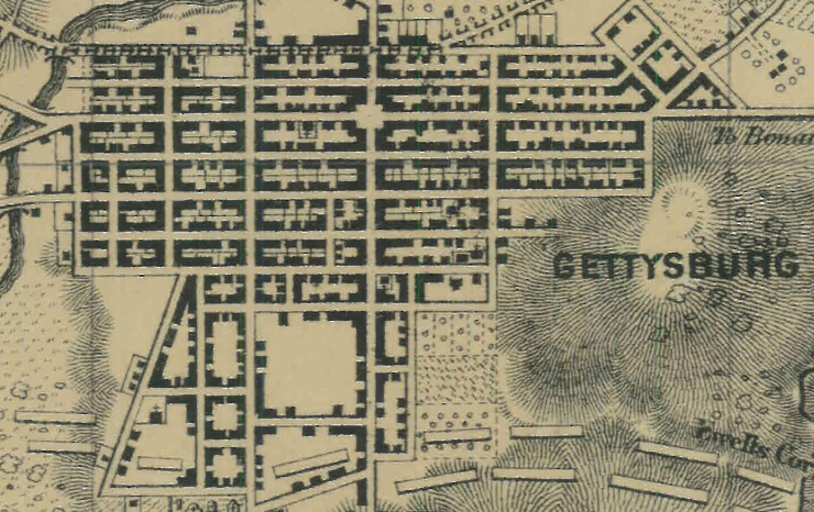 Battle Archives Map Gettysburg #6